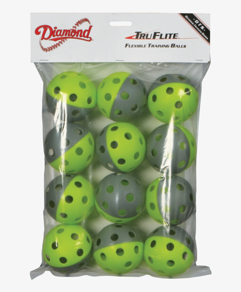 Diamond Truflite 9" Training Wiffle Baseballs - Training, transparent png #6385349