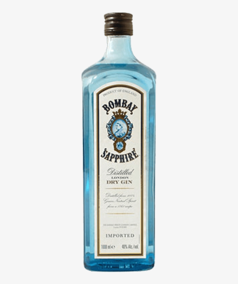 Bombay Sapphire Gin - Bombay Sapphire Gin (1000ml), transparent png #6385918