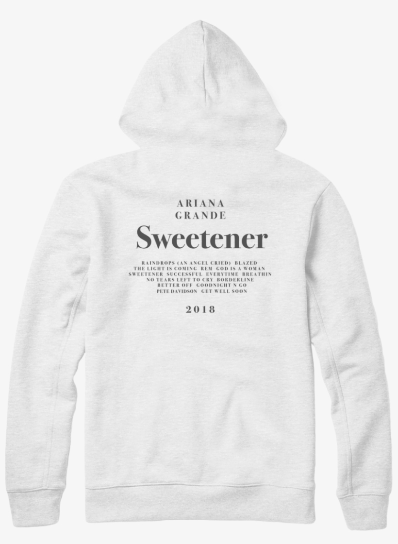 Sweetener Cover Hoodie Shot 2 - Ariana Grande Sweetener Merchandise, transparent png #6386031