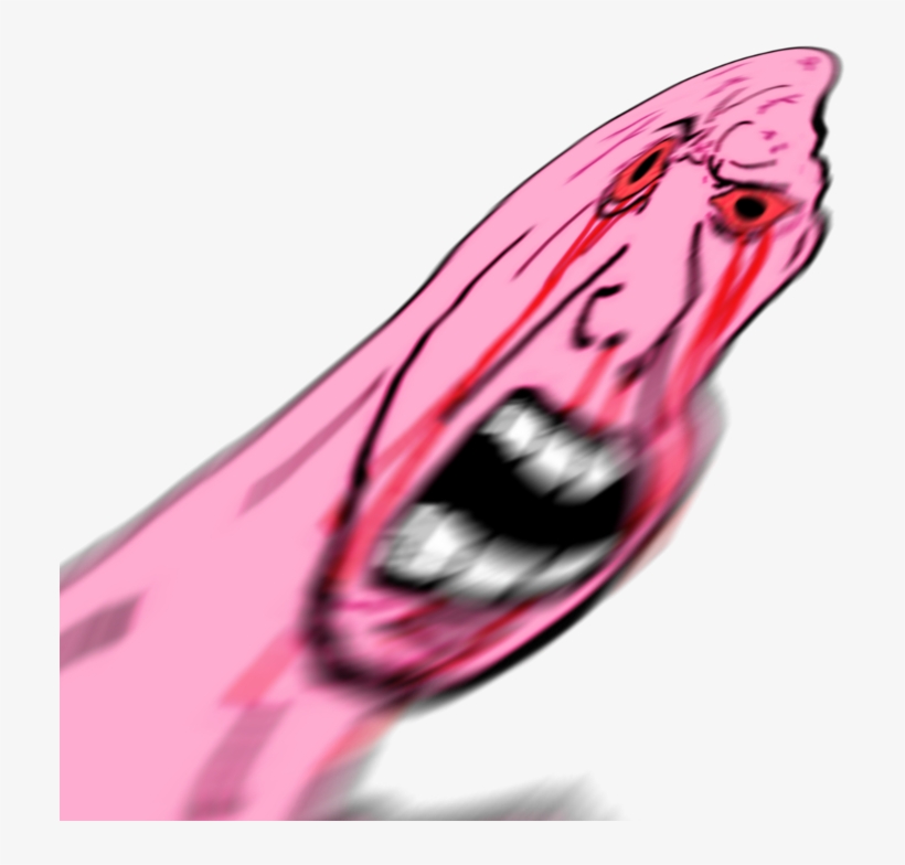"no Don't Mention War Thunder Reeeeeeeeeee Thread Lock - Pink Wojak, transparent png #6386428
