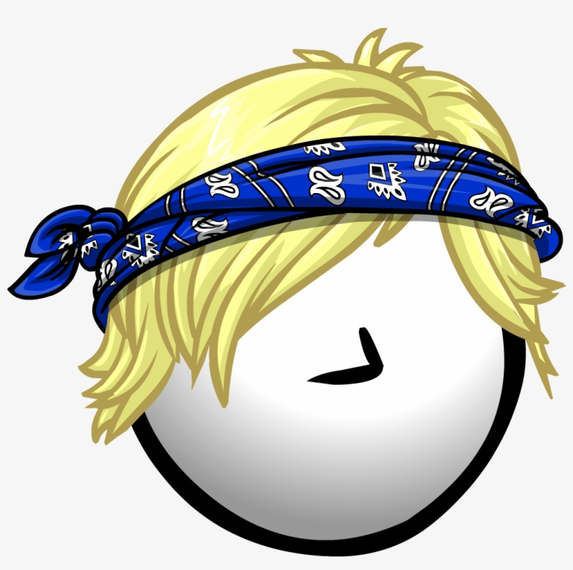 G Billy Bandana Icon - Bandana Rock Club Penguin, transparent png #6386634