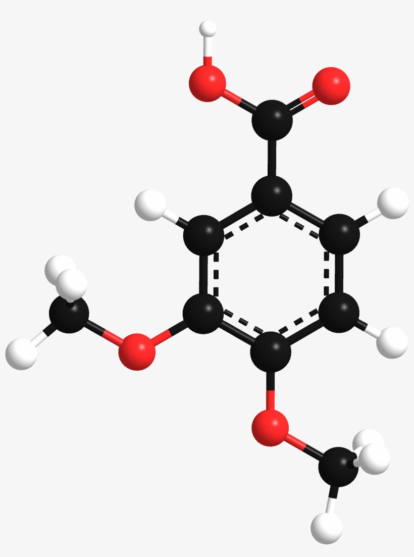 Vetaric Acid Model 3d - Organic Chemistry, transparent png #6386816