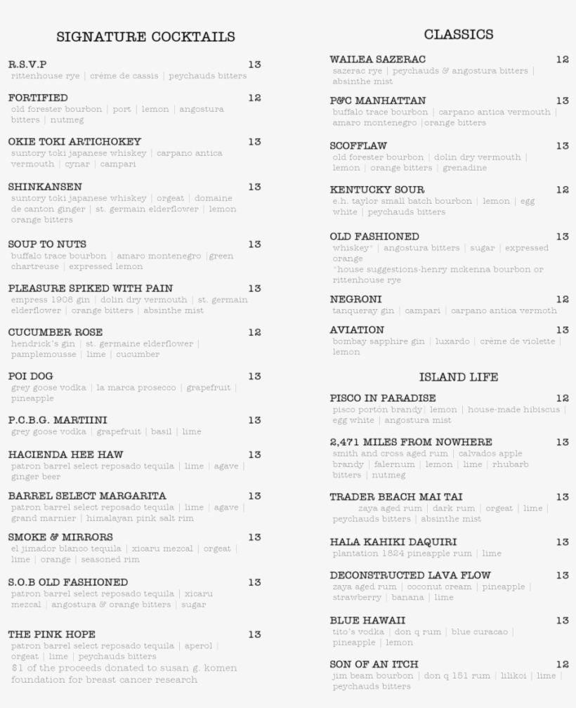 One Page Cocktails, transparent png #6387417