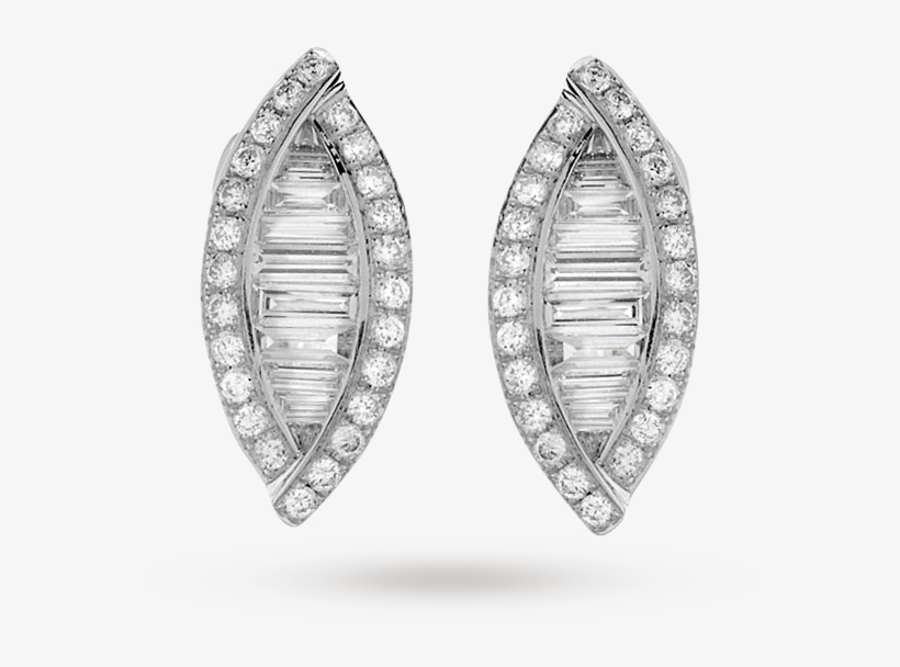 Diamond Tragus Earrings At Jewelry Store - Mappin & Webb Beaumont 18ct White Gold 0.87cttw, transparent png #6387550