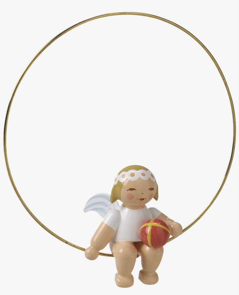 Christmas Tree Angel In Ring With Ball - Wendt Und Kühn Engel Ring, transparent png #6387653