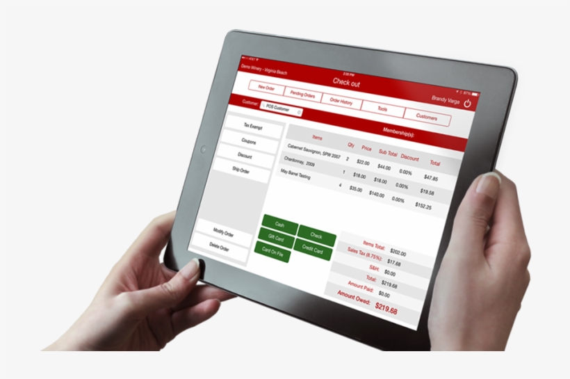 Active Club Ipad Winery Pos - Apple Ipad Family, transparent png #6387700