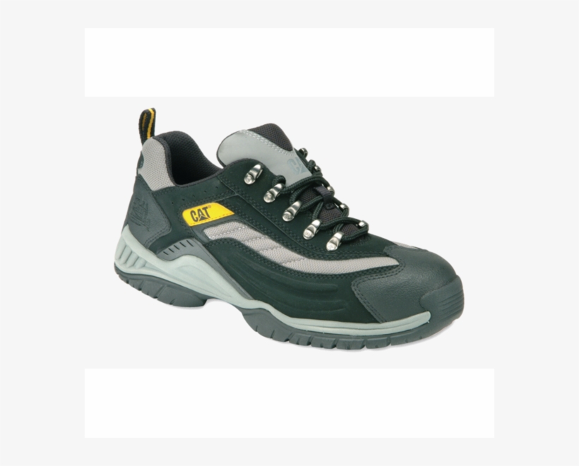 Cat Lightweight Trainer Black 06 Moor - Cat Moor Men's Black Nubuck Safety Trainers - Size, transparent png #6387956