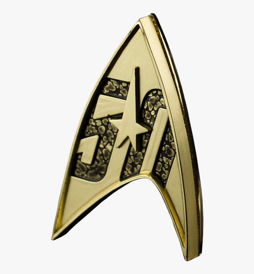 50th Anniversary Magnetic Replica Badge - Star Trek Réplique 1/1 Starfleet Badge 50th Anniversary, transparent png #6388558