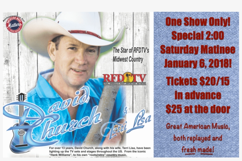 David Church Rfd Tv Star With Terri Lisa And Their - Rfd-tv, transparent png #6389108