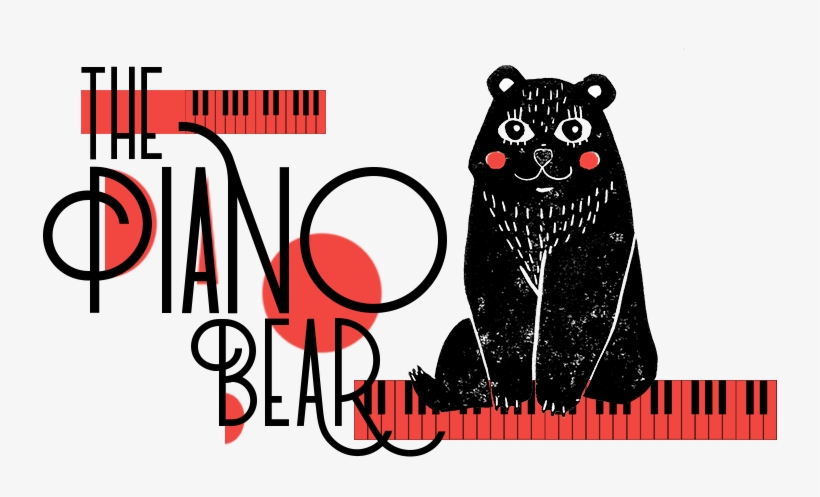The Piano Bear - Melody, transparent png #6389193