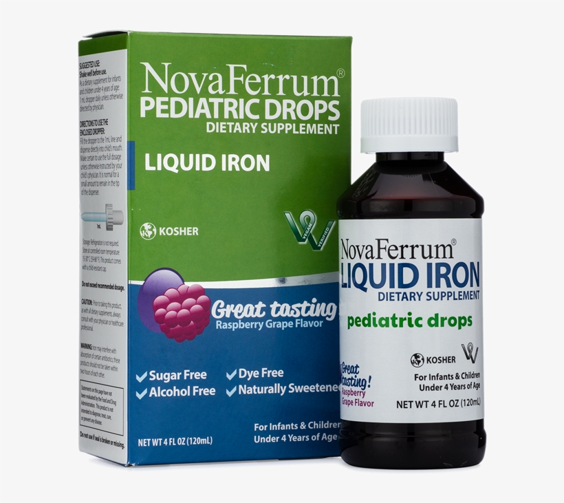 Novaferrum Liquid Iron Pediatric Drops - Novaferrum Paediatric Drops Liquid Iron Supplement, transparent png #6390027