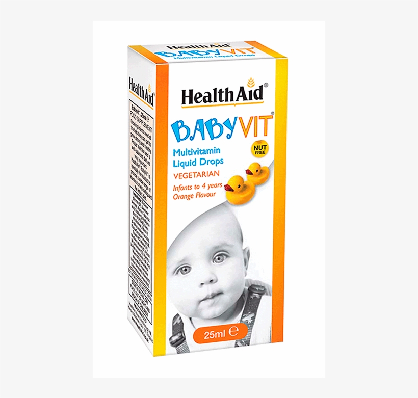 Healthaid Baby Vitamins - Health Aid Babyvit Drops (25ml), transparent png #6390410