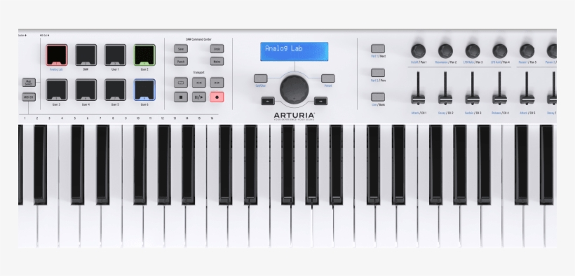 Arturia Keylab Essential - Arturia Keylab 61 Essential 61 Key Midi Controller, transparent png #6390565