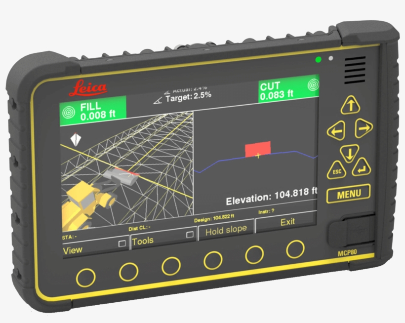 Of Leica Icon Grade Machine Control Now In Your Wheel - Case Construction Equipment, transparent png #6390761