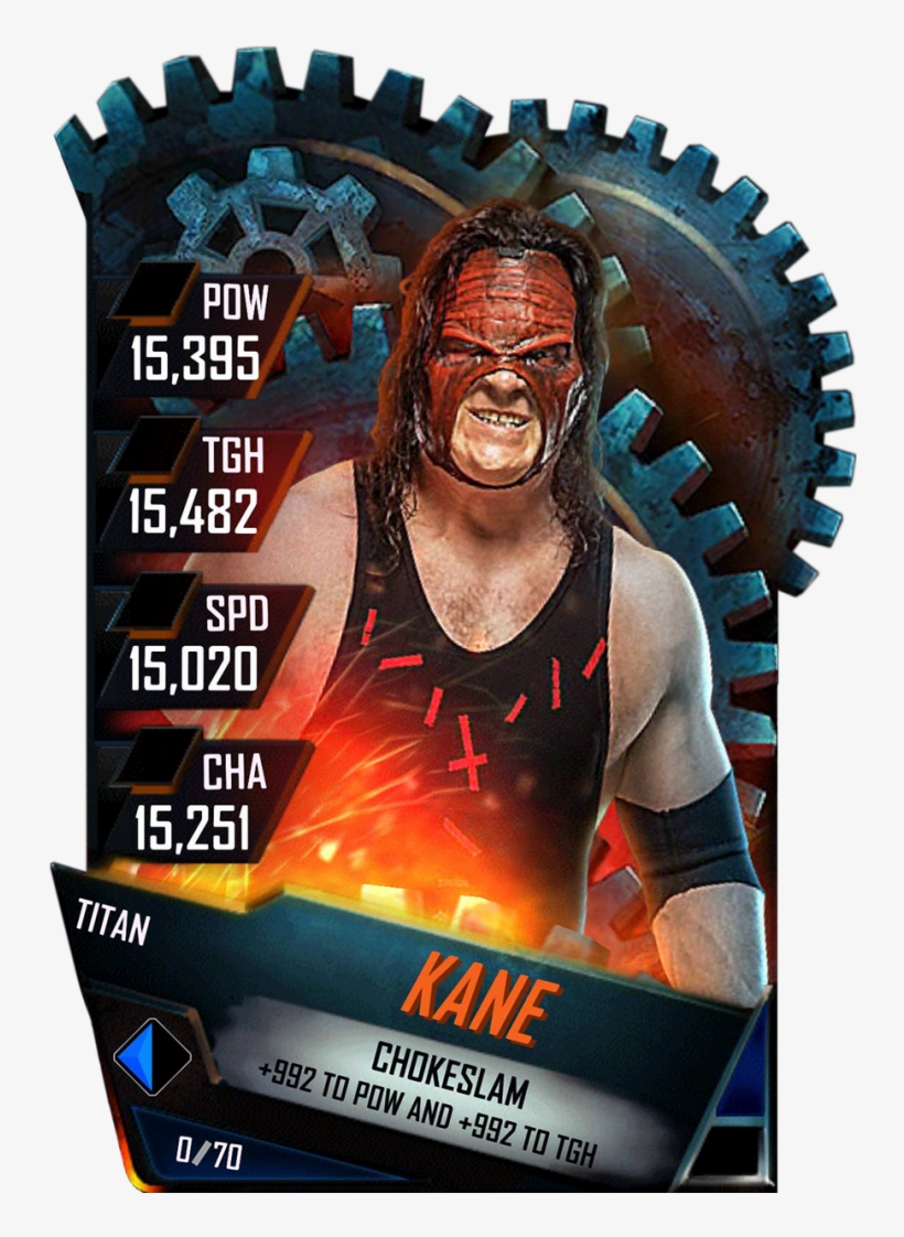 Kane S4 18 Titan - Roman Reigns Wwe Supercard Titan, transparent png #6391008