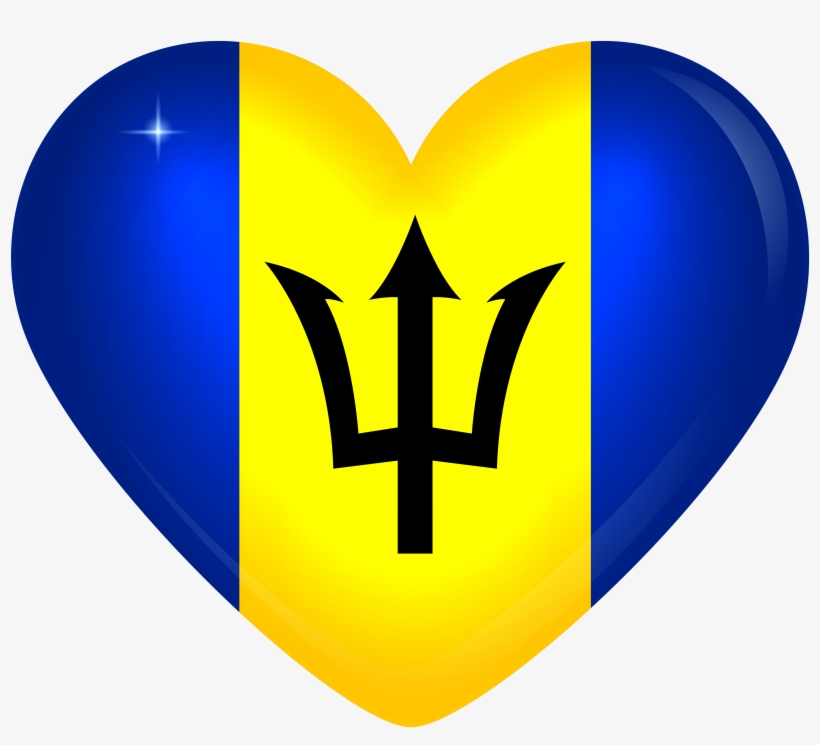 Barbados Flag Png, transparent png #6392740
