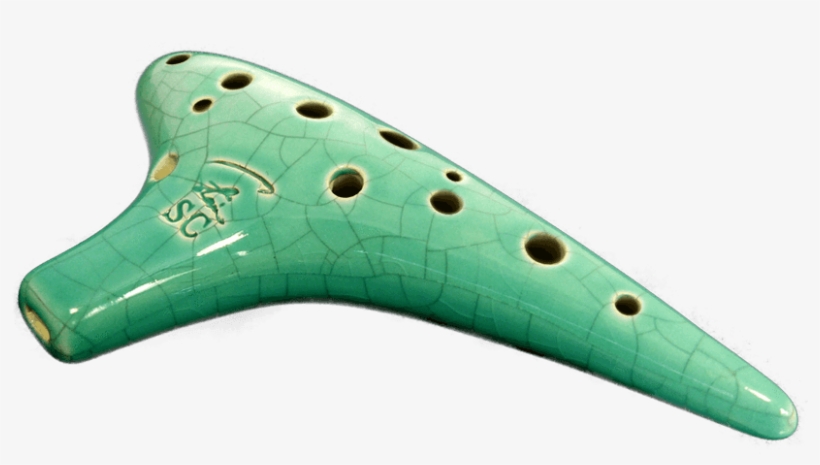 Tutti Ocarina Soprano C In Jade Crackle, transparent png #6393152