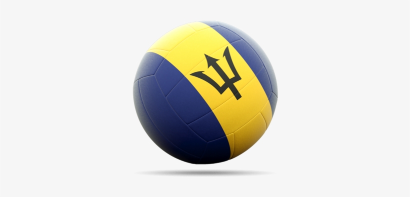 Illustration Of Flag Of Barbados - Portable Network Graphics, transparent png #6393365