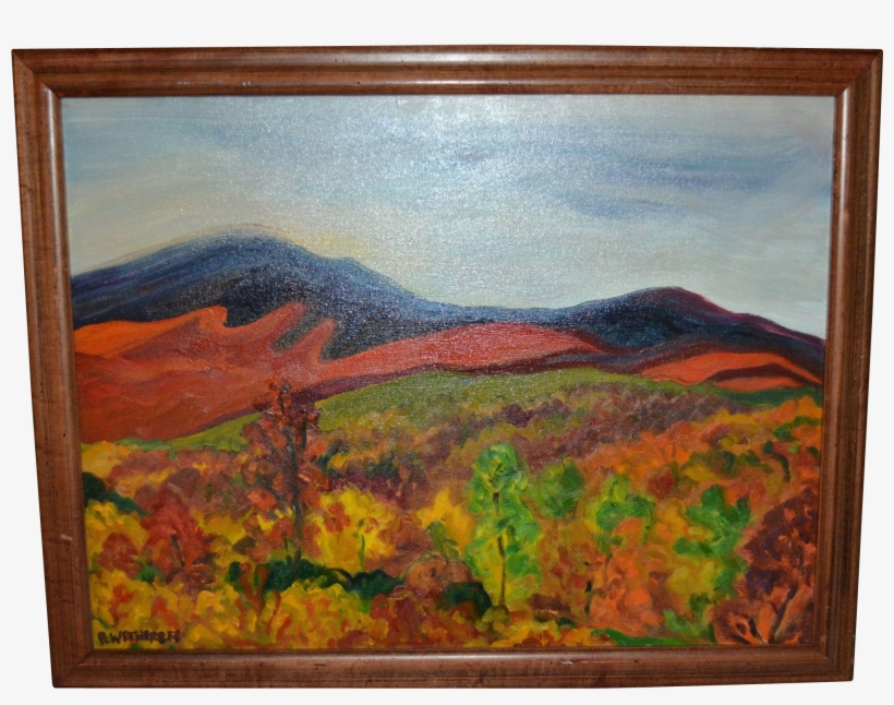 Oil Painting Frames Best Of Signed Original Abstract - Picture Frame, transparent png #6394141