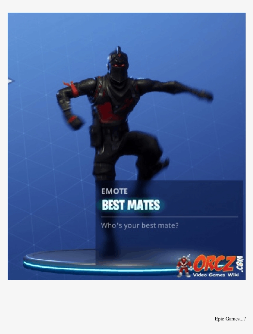 Best Mates Sheet Music For Piano, Synthesizer, Strings, - Fortnite Best Mates Emote, transparent png #6396406