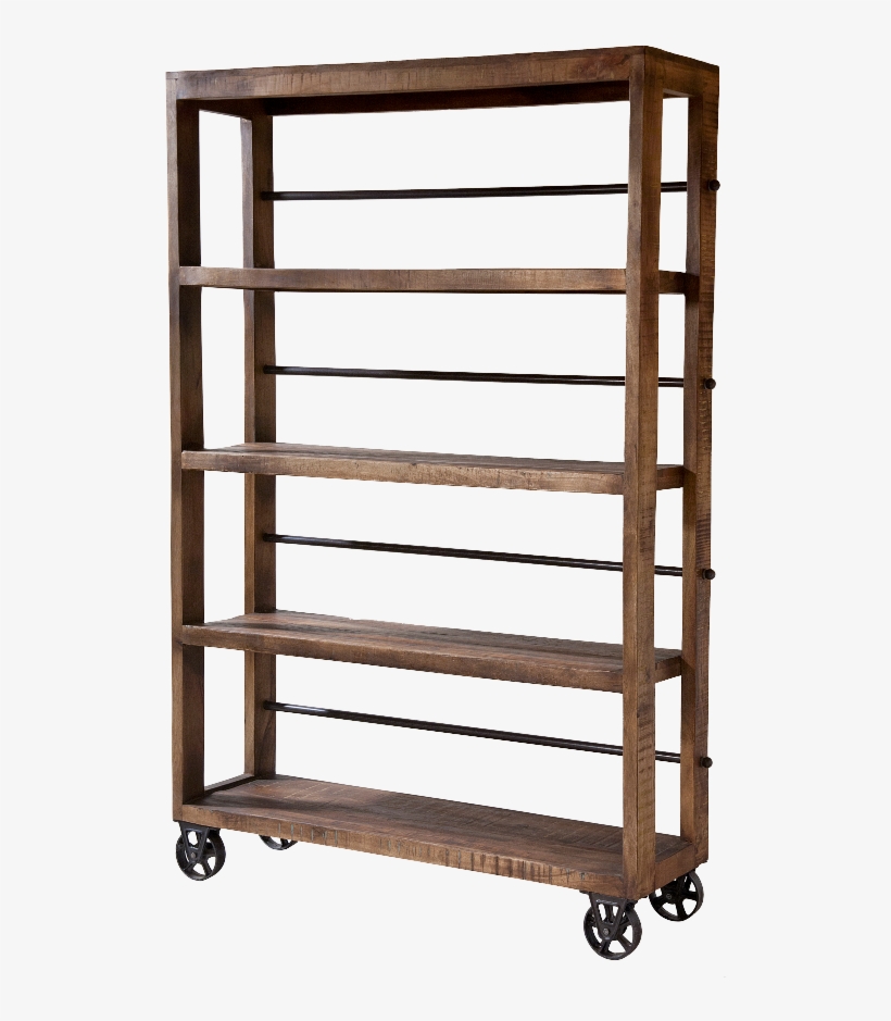 Perfect For Modern Spaces, The Hayden Wheeled Wood - Hayden Shelves, transparent png #6397005