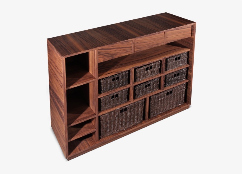 Elgar Shelf Handcrafted Walnut Wood - Cupboard, transparent png #6397449