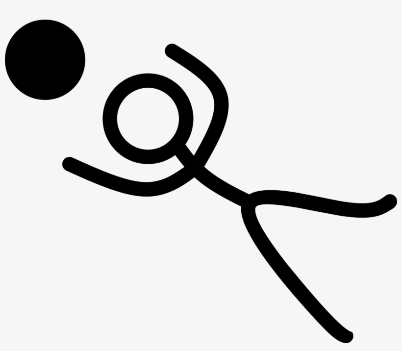 Stick Man Catching Football - Goalkeeper, transparent png #6398457
