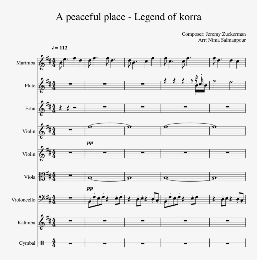 Print - Legend Of Korra Violin Note, transparent png #6399336