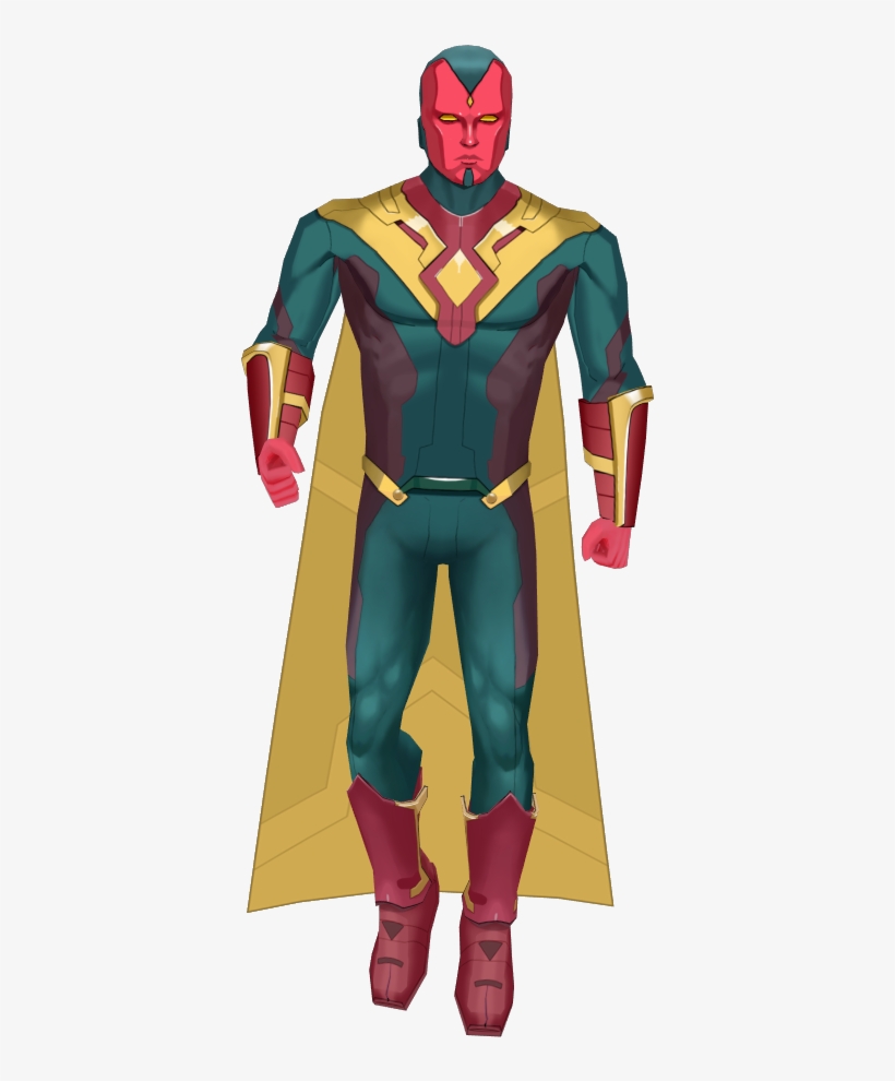 Vision From Marvel Avengers Academy 003 - Avengers Academy Black Panther, transparent png #640038