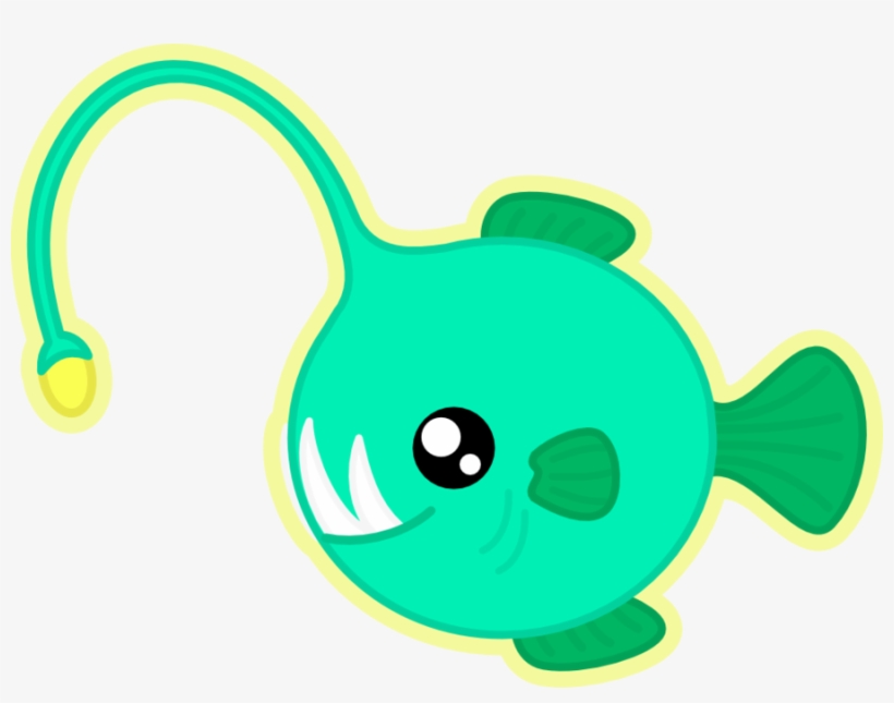 Drawn Fish Transparent - Angler Fish Clip Art, transparent png #640056