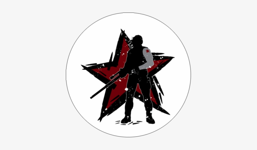 The Winter Soldier Pin - Bucky Barnes Winter Soldier Designs, transparent png #640074