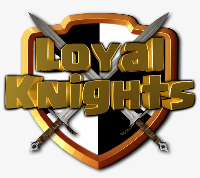 New Loyal Knights Logo, Loyal Knights, Clash Of Clans - Clash Of Clans Clan, transparent png #640189