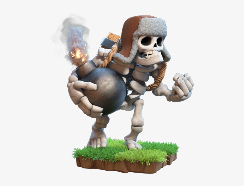 Like His Living Counterpart, The Giant Skeleton Will - Clash Of Clans Giant Skeleton, transparent png #640212