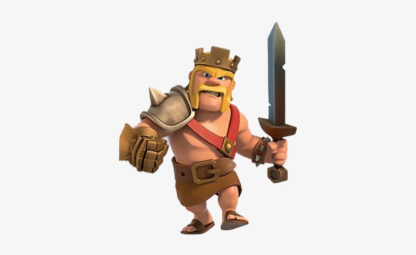 Witch Clash Of Clans Png Re Barbaro In Clash Of Clans - Barbarian King Level 45, transparent png #640282