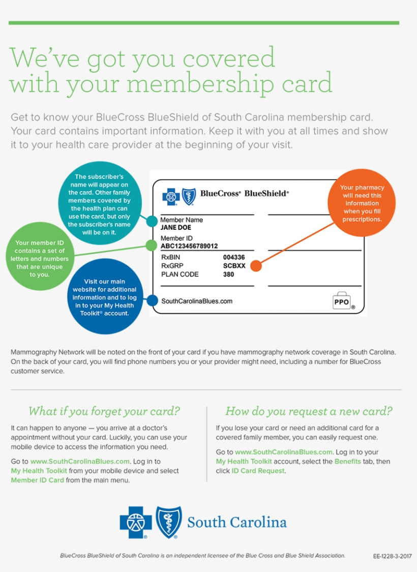 Membershipidcard - Blue Cross Blue Shield, transparent png #640284