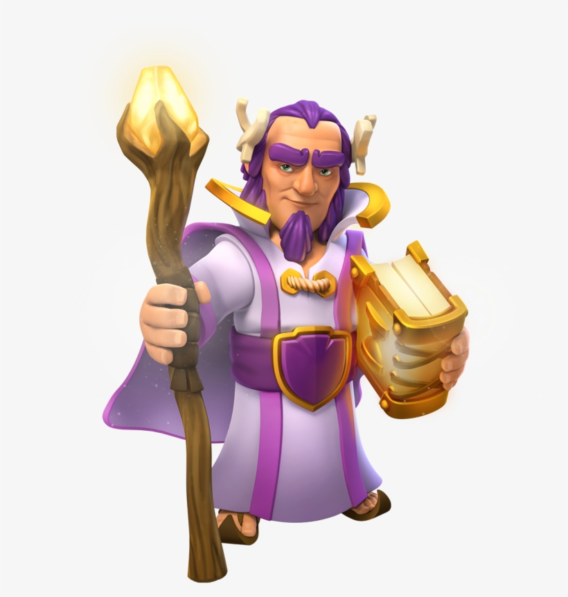 Clash Of Clans The Grand Warden Clash Of Clans - Clash Of Clans Archer King, transparent png #640461