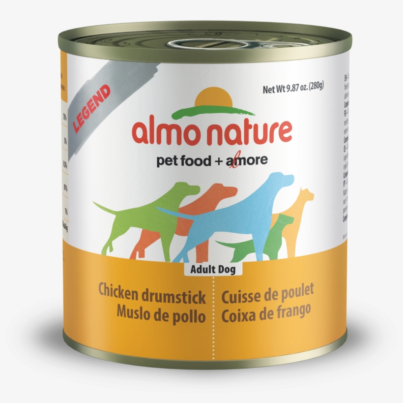 Almo Nature Dog Hqs Legend Chicken Drumstick 12 Cans - Almo Nature Legend Dog Food - Chicken Drumstick, transparent png #640908