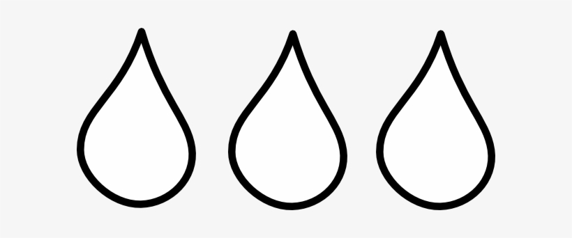 Droplet Clipart - Water Drops Clipart Black And White, transparent png #641313