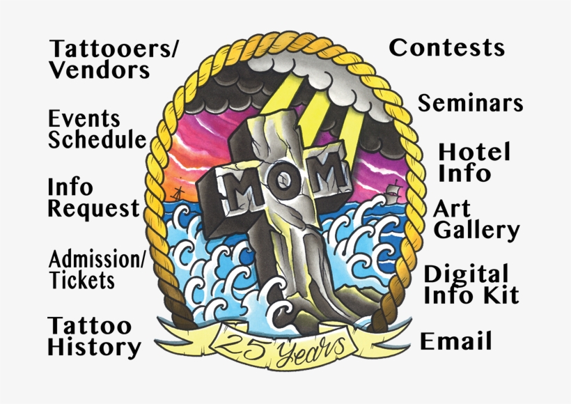 Tim Has Been Putting On Tattoo Expos For 25 Years Which - Circle, transparent png #641352