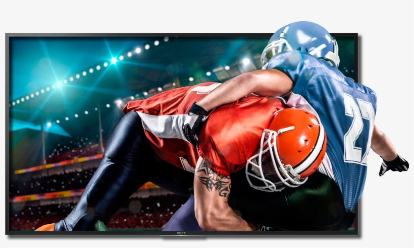 Super Bowl Smaller - Sony Xbr-x750d-series 65"-class 4k Smart Led Tv, transparent png #641534