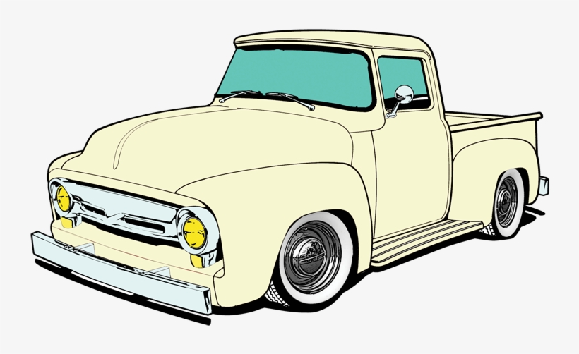 Vector Download Bronco Drawing Ford - Draw A Ford F100, transparent png #641747