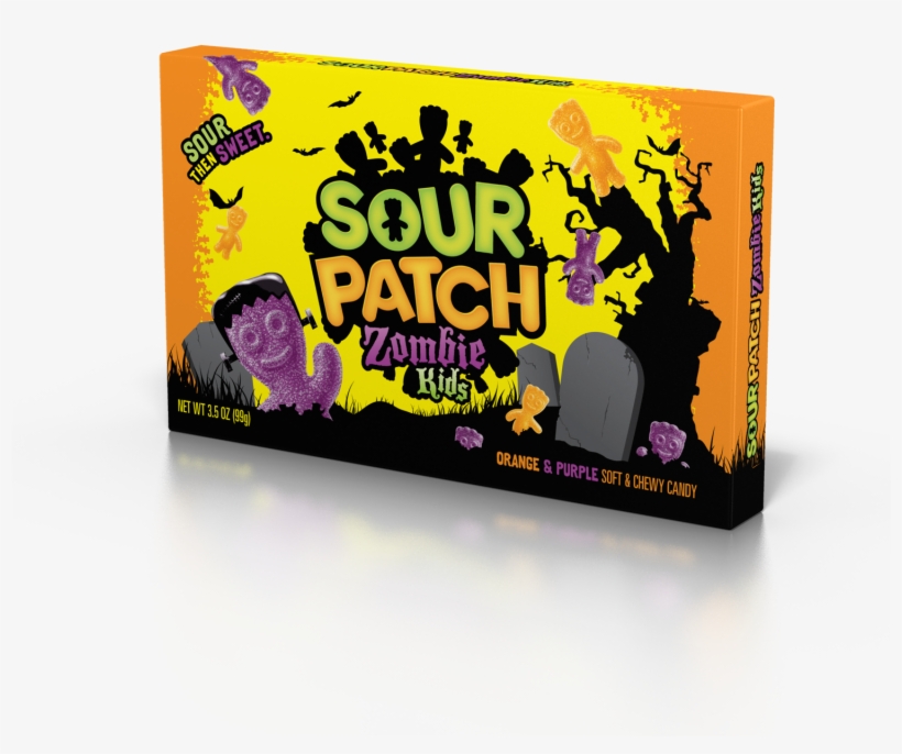 Sour Patch Kids, Zombie Kids Halloween Candy, - Sour Patch Kids, transparent png #641782