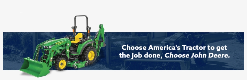 John Deere Compact Utility Tractors - Tractor, transparent png #641785