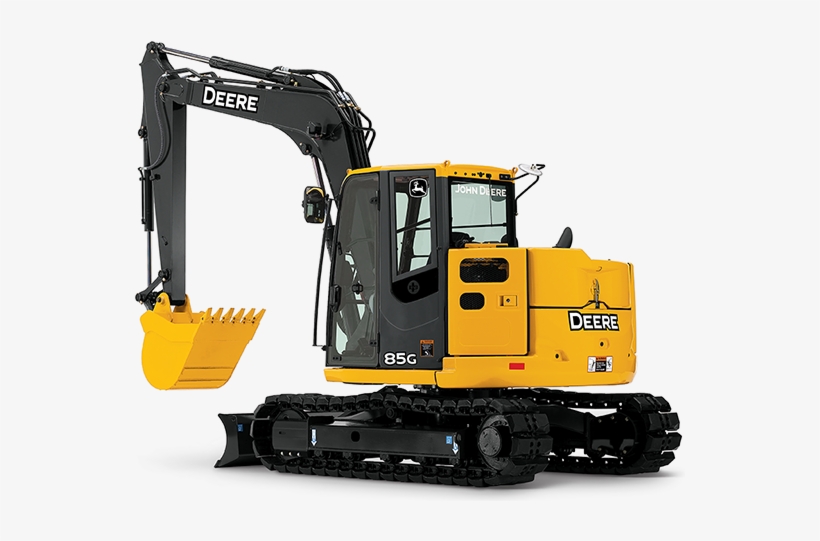 John Deere 85g Excavator - Excavator, transparent png #641938