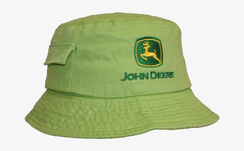 John Deere Green Kids Bucket Hat (id309g), transparent png #641965