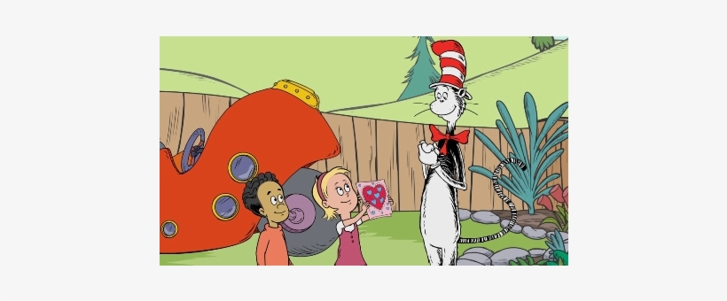 Posted By Pbs Publicity On Jan 25, 2011 At - Cat In The Hat Valentine's Day, transparent png #642205