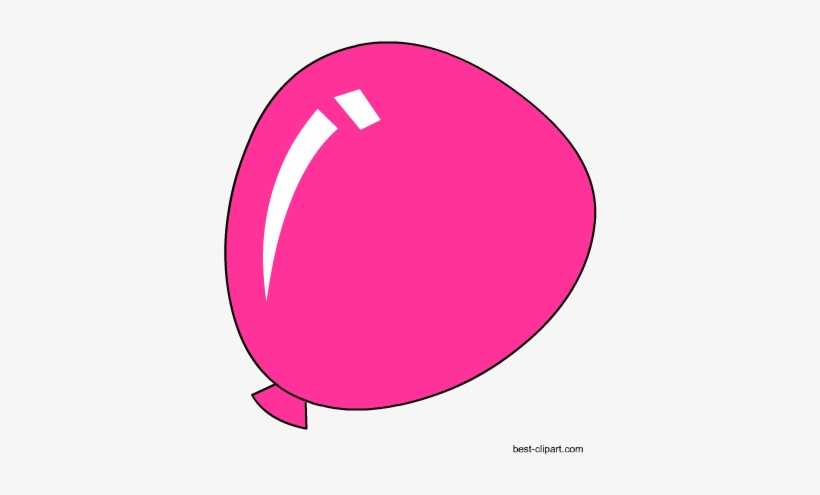 Pink Balloon Clip Art - Clip Art, transparent png #642744
