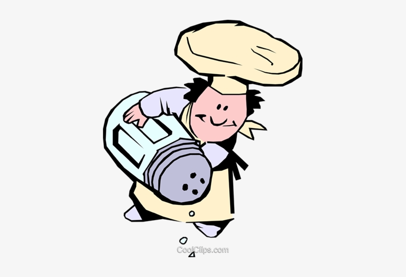 Cartoon Chef With Salt Shaker Royalty Free Vector Clip - Definition Of Neutral Substance, transparent png #642766