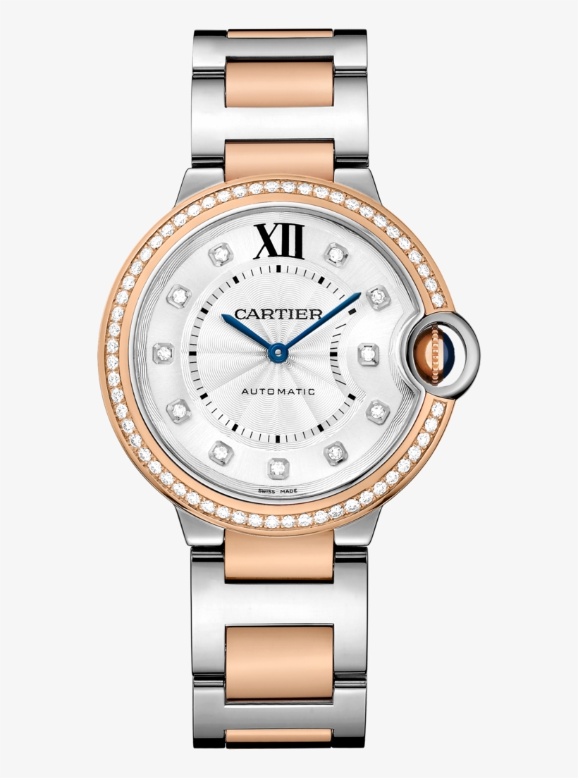 Ballon Bleu De Cartier Watch36 Mm, 18k Pink Gold And, transparent png #643614