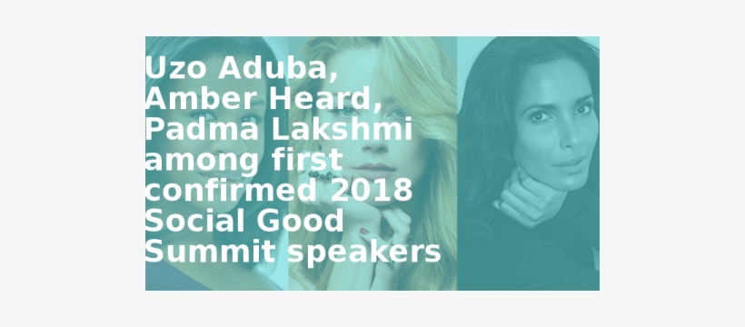 Uzo Aduba, Amber Heard, Padma Lakshmi Among First Confirmed - Medical Imaging, transparent png #643755